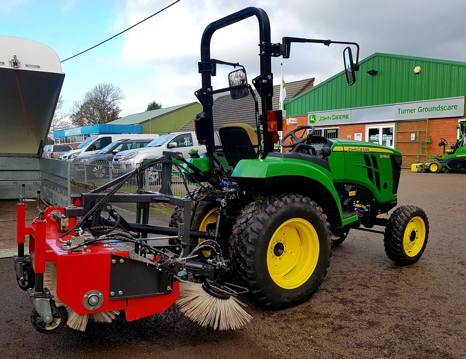 Case Study: Rear Mounted Sweeper to suit the John Deere 2038R