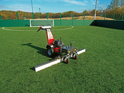 Kersten K-Series with wide brush on artificial turf