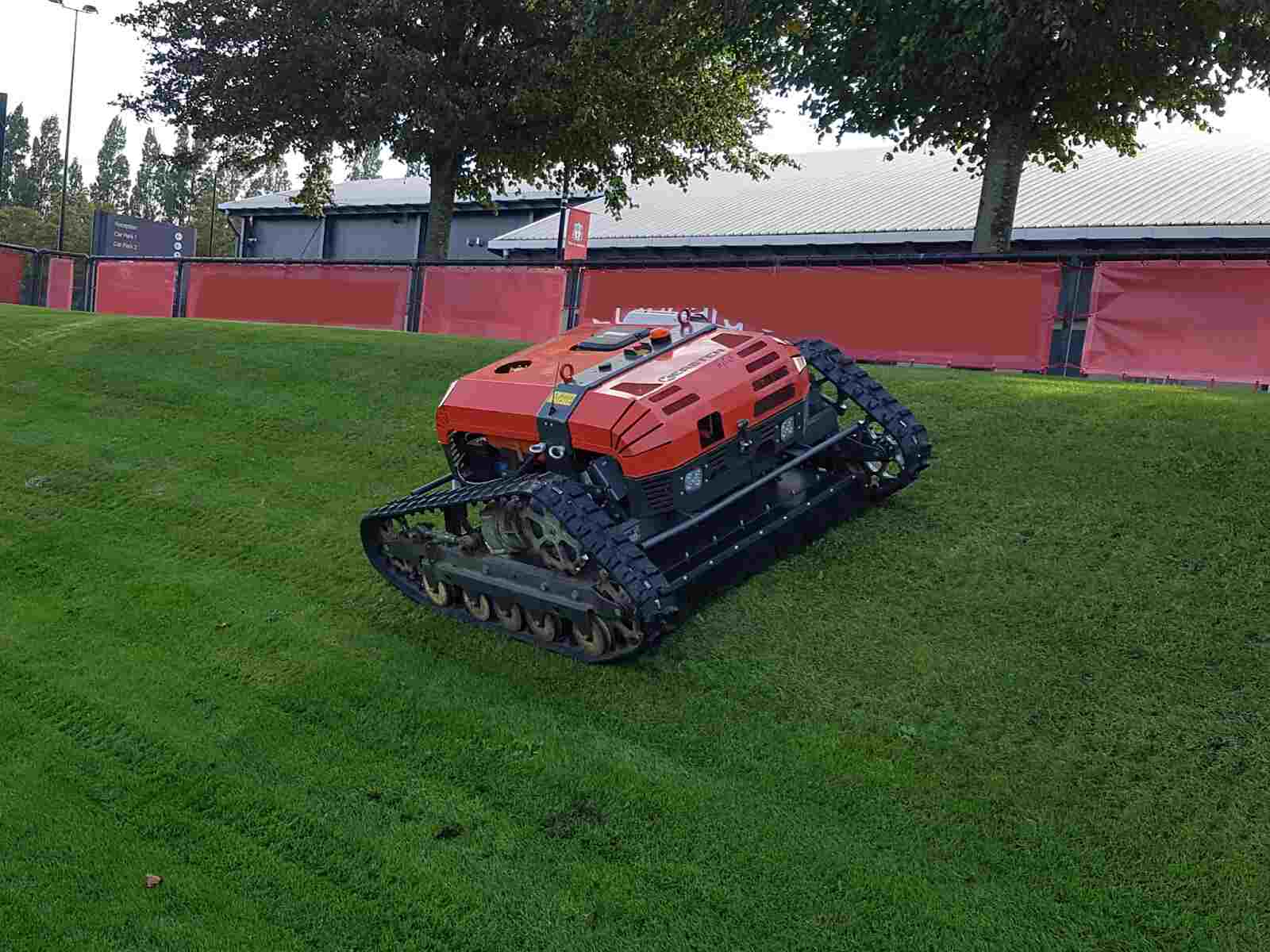 Remote control mower on tracks sale