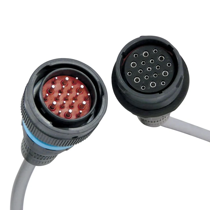 Connection cable, factory fitted 1.2m at spreader, 6m at controller