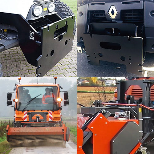 ABR 60 UNIMOG - Front Bracket for Unimog and Other Vehicles to suit FKM 60 Series Sweepers
