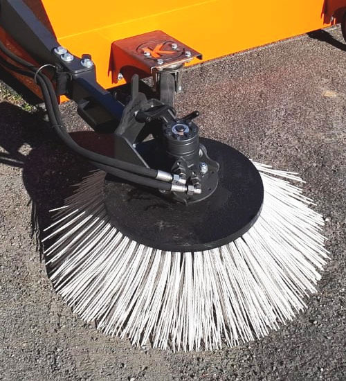 Gulley Brush Right Hand - 85cm Hydraulic Drive for KM 70 series Sweeper