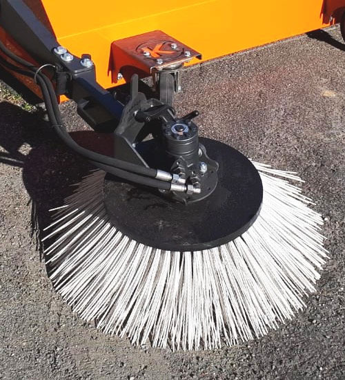 ASH 8570 R - Gulley Brush Right Hand - 85cm Hydraulic Drive for KM 70 series Sweeper