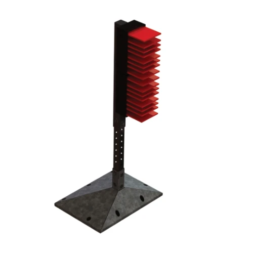 AniZen double brush on a stand - Floor Mounted