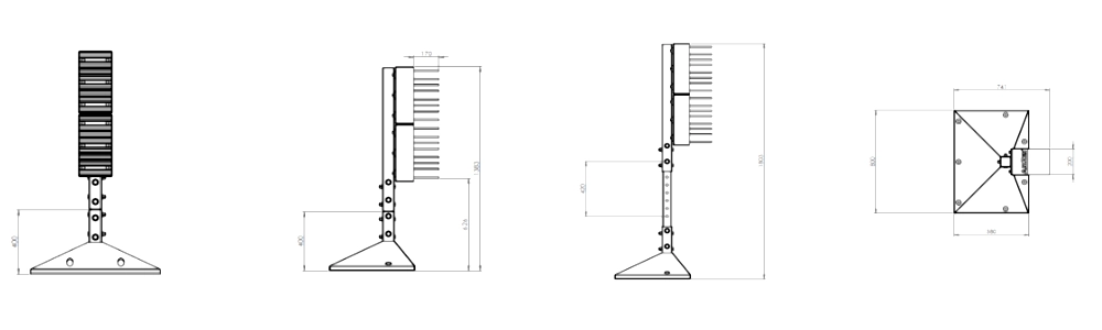 AniZen Double Brush Technical Drawings