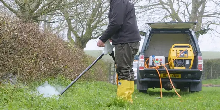 Pedestrian Electric Weeder