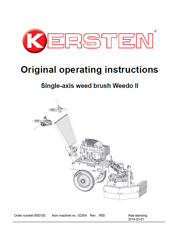 Weedo II Instruction Manual