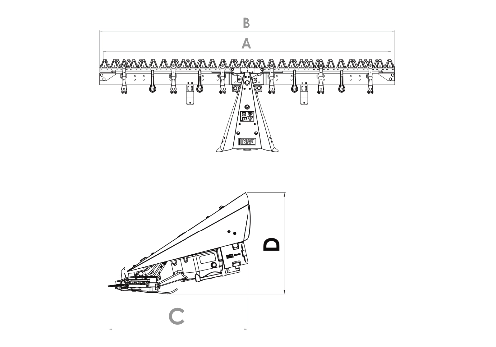 DOME Knife Mower Technical Drawings