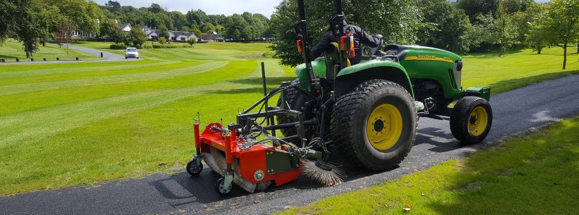 HKM 40 - Rear Mounted Sweepers for Compact Tractors