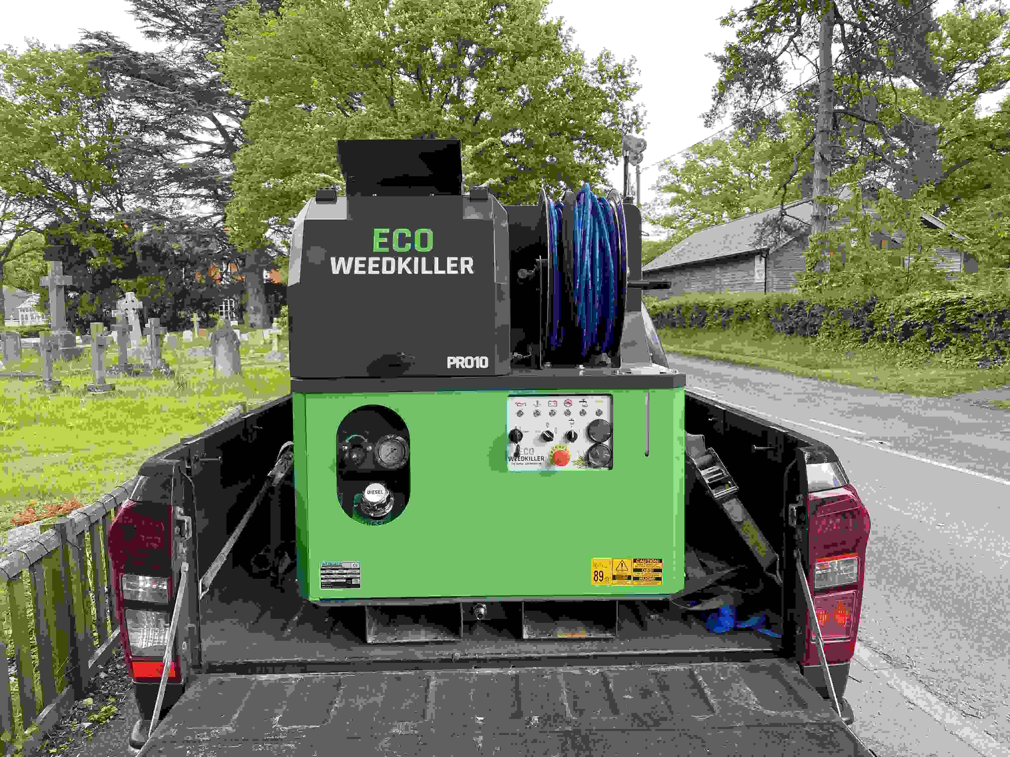 Eco Weedkiller Pro 10 mobile installation