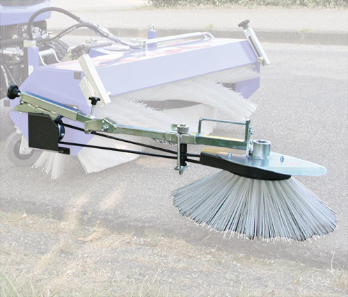 Side Gulley Brush - 40cm - Belt Drive- 32cm, 37cm  Sweepers - ASM 403237