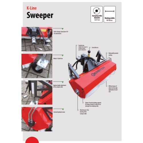 Information Sheet - Sweeper Attachment for Pedestrian K-series