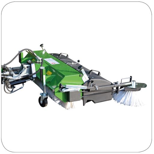 Front Mounted Sweepers FKDR for Ride on Mower - KM 11537 H-FKDR