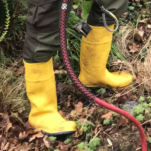 Safety Boots for Electric Weed Management