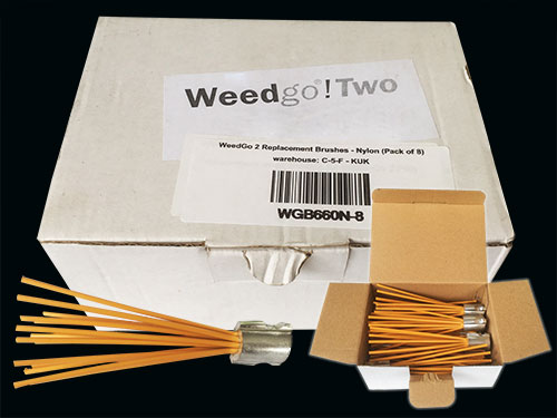 WeedGo 2 Replacement Brushes - Nylon (Pack of 8)
