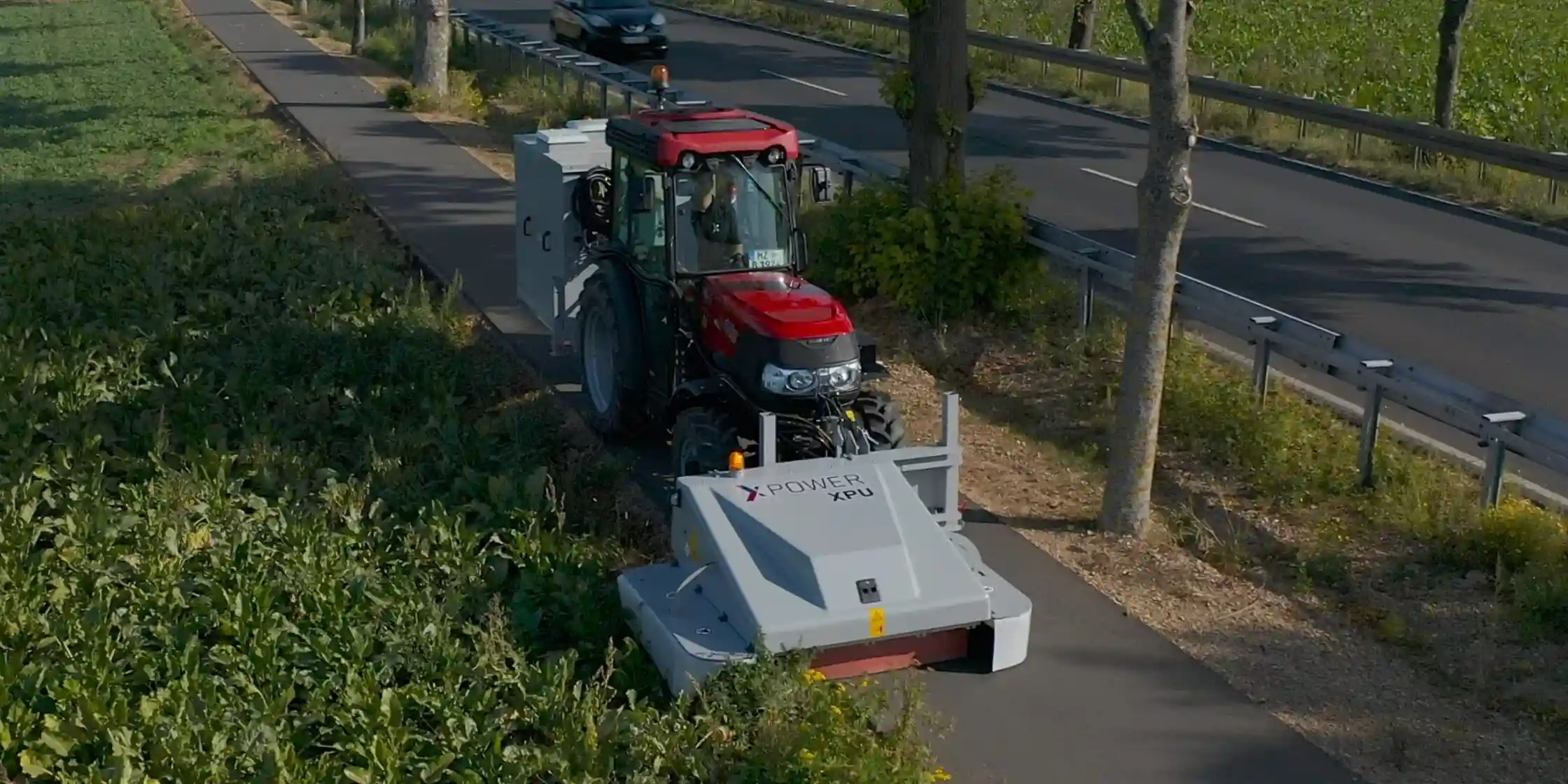 Tractor-mounted Electric Weeder