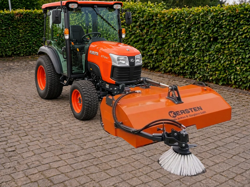 KM45 sweeper with gully brush (illustration)