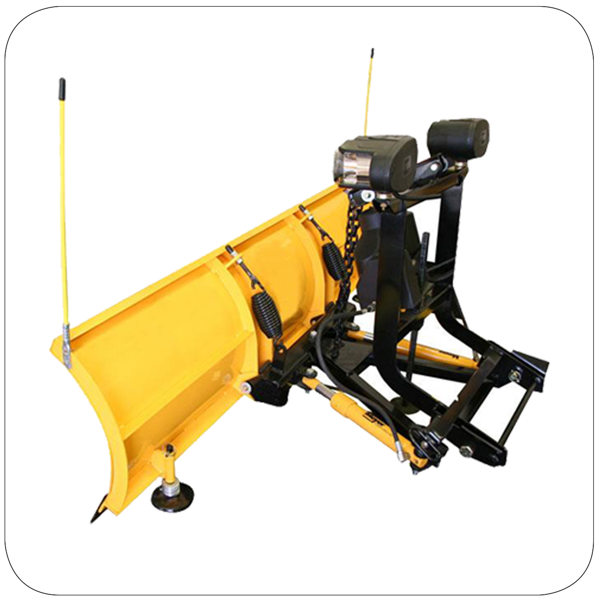 DrivePro Two-point Mount POWERED ANGLING 2.0 Metre Snow Plough 170Kg