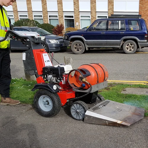 Powered Pedestrian Hot Air Weeders