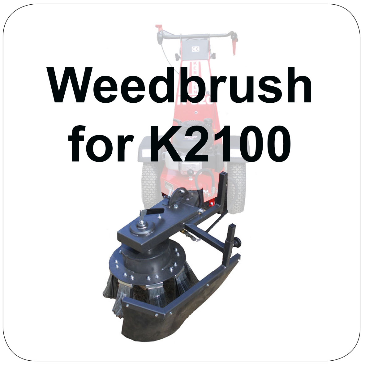 Weedbrush  Attachment with quick-attach 70 bracket WKB-H-K 70